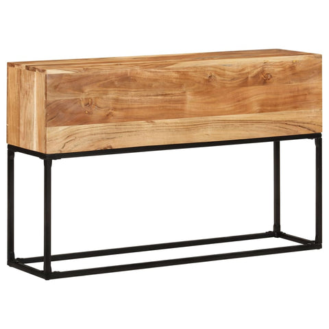 vidaXL Console Table 120x30x75 cm Solid Acacia Wood