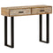 vidaXL Console Table 100x30x75 cm Solid Mango Wood