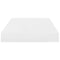 vidaXL Floating Wall Shelf High Gloss White 40x23x3.8 cm MDF