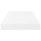 vidaXL Floating Wall Shelf High Gloss White 50x23x3.8 cm MDF