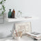 vidaXL Floating Wall Shelf High Gloss White 60x23.5x3.8 cm MDF