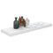 vidaXL Floating Wall Shelves 4 pcs High Gloss White 80x23.5x3.8 cm MDF