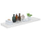 vidaXL Floating Wall Shelf High Gloss White 90x23.5x3.8 cm MDF