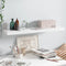 vidaXL Floating Wall Shelf High Gloss White 90x23.5x3.8 cm MDF