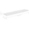 vidaXL Floating Wall Shelf High Gloss White 120x23.5x3.8 cm MDF