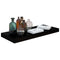 vidaXL Floating Wall Shelf High Gloss Black 60x23.5x3.8 cm MDF