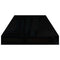 vidaXL Floating Wall Shelf High Gloss Black 60x23.5x3.8 cm MDF
