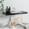 vidaXL Floating Wall Shelf High Gloss Black 60x23.5x3.8 cm MDF