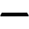 vidaXL Floating Wall Shelves 2 pcs High Gloss Black 90x23.5x3.8 cm MDF