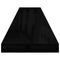 vidaXL Floating Wall Shelf High Gloss Black 120x23.5x3.8 cm MDF