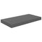 vidaXL Floating Wall Shelf High Gloss Grey 50x23x3.8 cm MDF