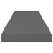 vidaXL Floating Wall Shelf High Gloss Grey 80x23.5x3.8 cm MDF