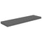 vidaXL Floating Wall Shelf High Gloss Grey 90x23.5x3.8 cm MDF
