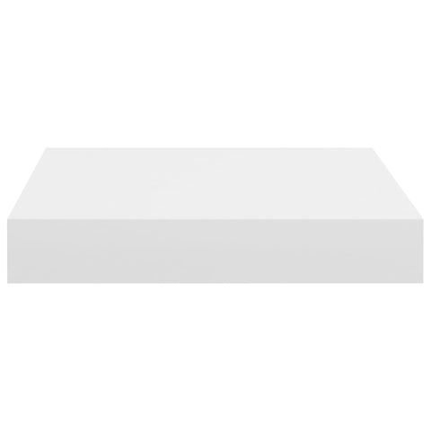 vidaXL Floating Wall Shelf White 23x23.5x3.8 cm MDF