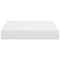 vidaXL Floating Wall Shelf White 23x23.5x3.8 cm MDF