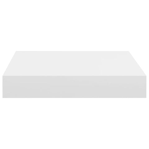 vidaXL Floating Wall Shelves 4 pcs White 23x23.5x3.8 cm MDF