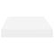 vidaXL Floating Wall Shelf White 40x23x3.8 cm MDF