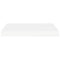 vidaXL Floating Wall Shelves 2 pcs White 40x23x3.8 cm MDF