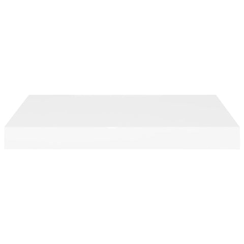 vidaXL Floating Wall Shelf White 50x23x3.8 cm MDF