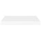 vidaXL Floating Wall Shelf White 50x23x3.8 cm MDF