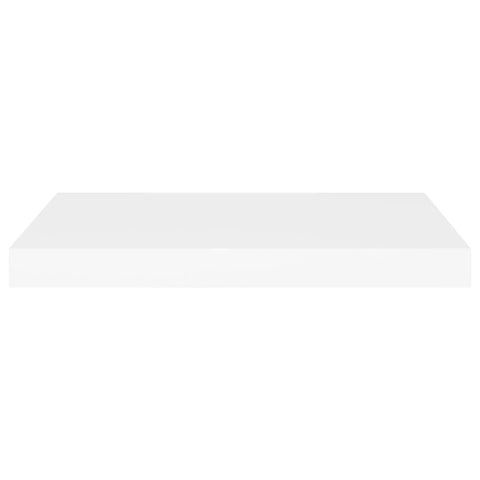 vidaXL Floating Wall Shelf White 60x23.5x3.8 cm MDF