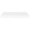 vidaXL Floating Wall Shelf White 60x23.5x3.8 cm MDF