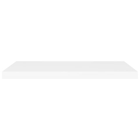vidaXL Floating Wall Shelf White 80x23.5x3.8 cm MDF