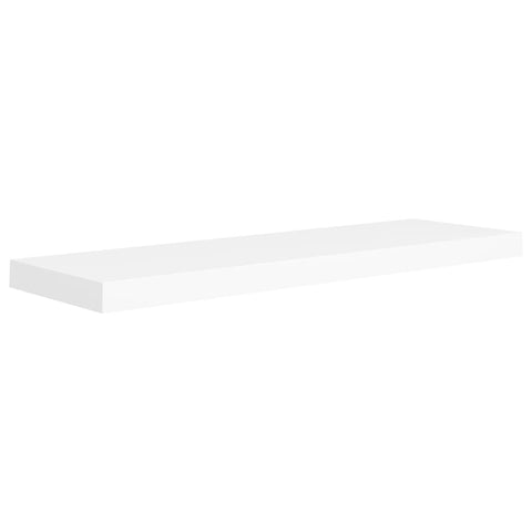 vidaXL Floating Wall Shelves 2 pcs White 80x23.5x3.8 cm MDF