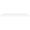 vidaXL Floating Wall Shelf White 90x23.5x3.8 cm MDF