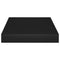 vidaXL Floating Wall Shelf Black 23x23.5x3.8 cm MDF