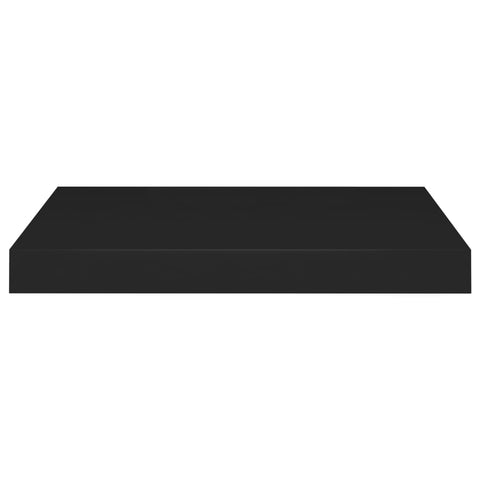 vidaXL Floating Wall Shelf Black 40x23x3.8 cm MDF