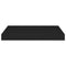 vidaXL Floating Wall Shelf Black 40x23x3.8 cm MDF