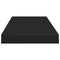 vidaXL Floating Wall Shelves 4 pcs Black 60x23.5x3.8 cm MDF
