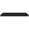 vidaXL Floating Wall Shelf Black 80x23.5x3.8 cm MDF