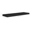 vidaXL Floating Wall Shelf Black 80x23.5x3.8 cm MDF