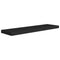 vidaXL Floating Wall Shelf Black 90x23.5x3.8 cm MDF