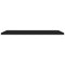 vidaXL Floating Wall Shelf Black 120x23.5x3.8 cm MDF