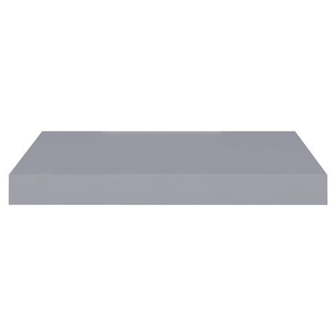 vidaXL Floating Wall Shelves 2 pcs Grey 40x23x3.8 cm MDF