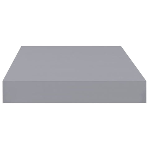 vidaXL Floating Wall Shelves 2 pcs Grey 40x23x3.8 cm MDF