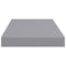 vidaXL Floating Wall Shelf Grey 50x23x3.8 cm MDF