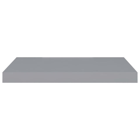 vidaXL Floating Wall Shelf Grey 60x23.5x3.8 cm MDF