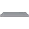 vidaXL Floating Wall Shelf Grey 60x23.5x3.8 cm MDF