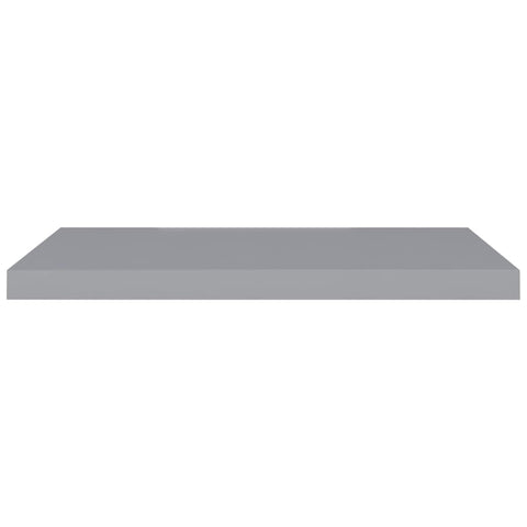 vidaXL Floating Wall Shelf Grey 80x23.5x3.8 cm MDF
