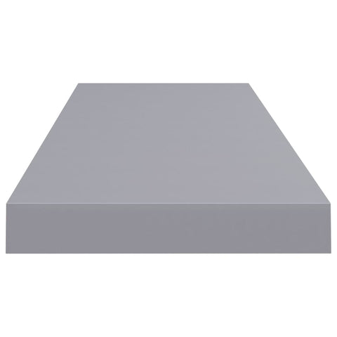 vidaXL Floating Wall Shelves 4 pcs Grey 80x23.5x3.8 cm MDF