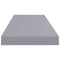 vidaXL Floating Wall Shelves 4 pcs Grey 80x23.5x3.8 cm MDF