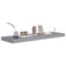 vidaXL Floating Wall Shelves 4 pcs Grey 80x23.5x3.8 cm MDF