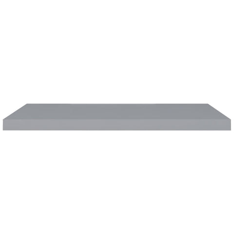 vidaXL Floating Wall Shelf Grey 90x23.5x3.8 cm MDF