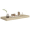 vidaXL Floating Wall Shelf Oak 60x23.5x3.8 cm MDF