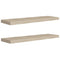 vidaXL Floating Wall Shelves 2 pcs Oak 90x23.5x3.8 cm MDF