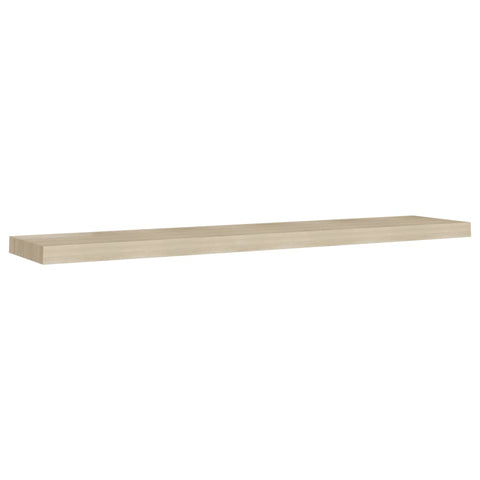 vidaXL Floating Wall Shelf Oak 120x23.5x3.8 cm MDF
